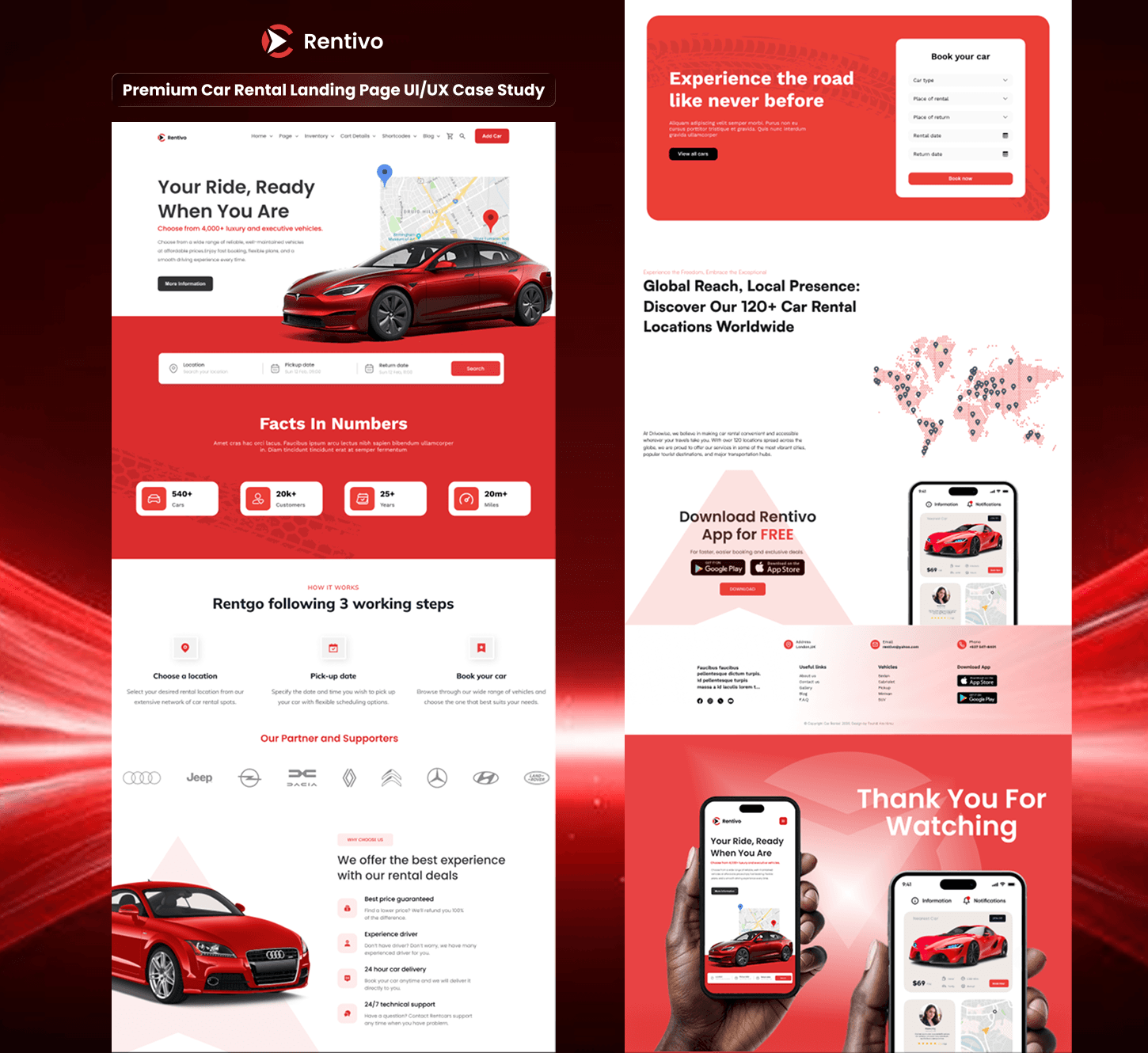 Rental Car Website